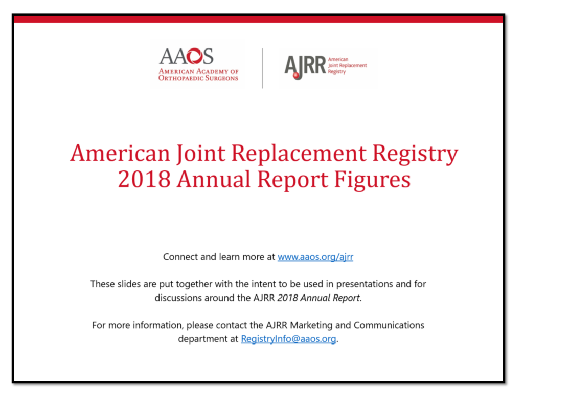 AJRR 2018 Annual Report Slides