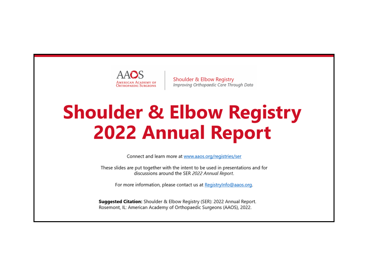 SER 2022 Annual Report Slides