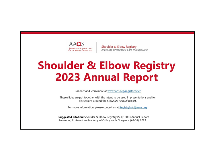 SER 2023 Annual Report Slides